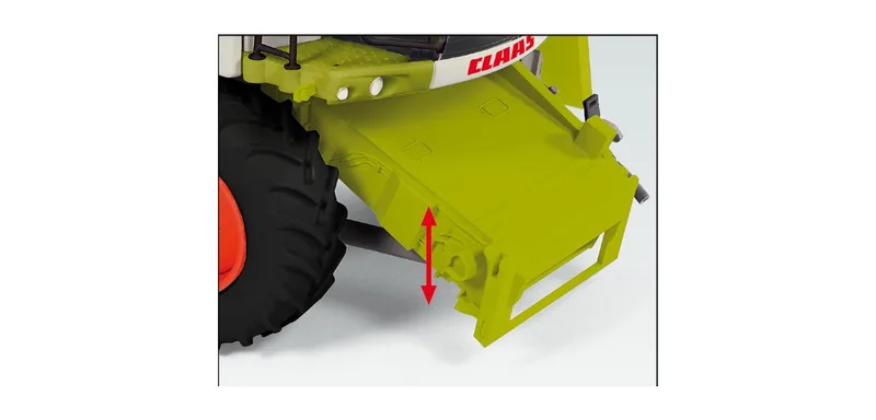 Claas Tucano 570 combine harvester with grain header V 930 – 077817 · 1:32 fra Wiking – produktbillede 2 af 4