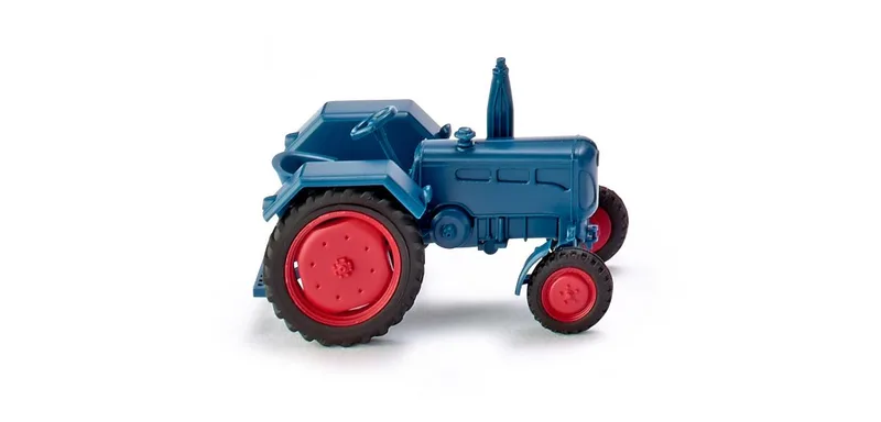 Lanz D 2016 - azurblau – 088202 · 1:87 från Wiking – produktbild