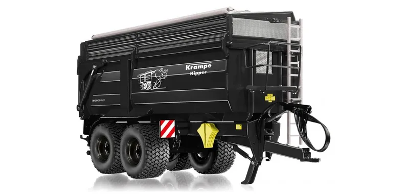 Krampe Big Body 650 Hinterkipper with Silageaufsatz – 077871 · 1:32 by Wiking – product photo 1 of 4
