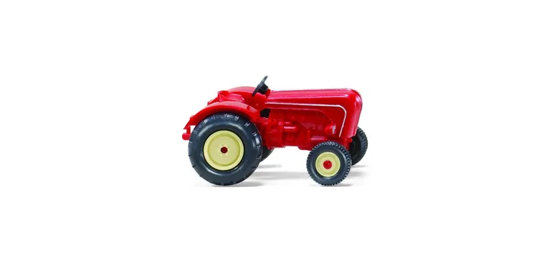 Porsche tractor - red – 087804 · 1:87 by Wiking – product photo