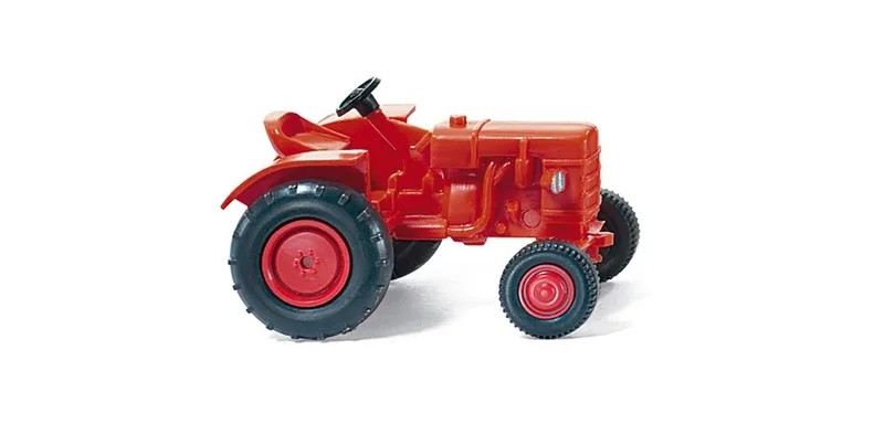 Fahr tractor - feuerrot – 087703 · 1:87 by Wiking – product photo