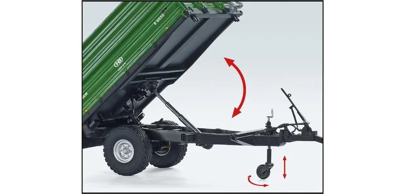 Brantner E 6035 Einachs-three-way tipper – 077348 · 1:32 by Wiking – interior photo 2 of 4