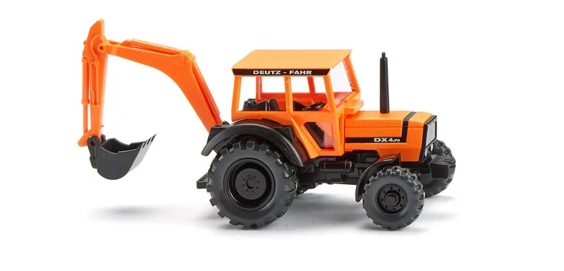Deutz-Fahr DX 4.70 - kommunalorange – 038603 · 1:87 fra Wiking – produktbillede