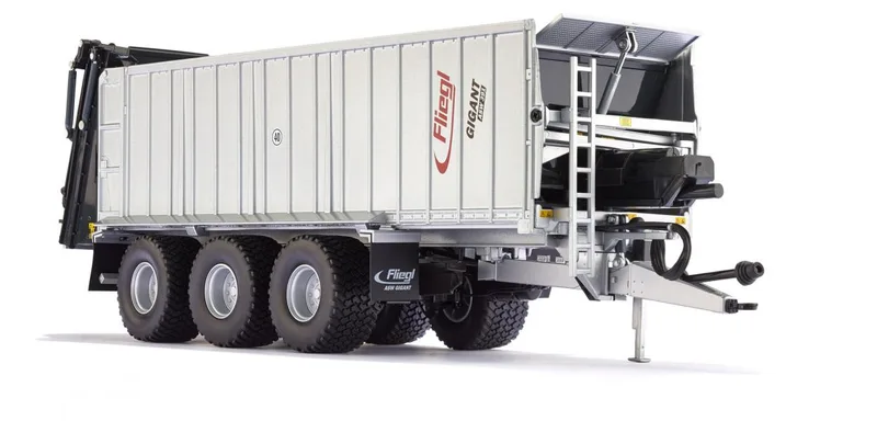 Fliegl ASW391 with Streuwerk – 077322 · 1:32 by Wiking – product photo