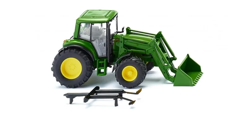 John Deere 6920 S with front loader – 039338 · 1:87 fra Wiking – produktbillede
