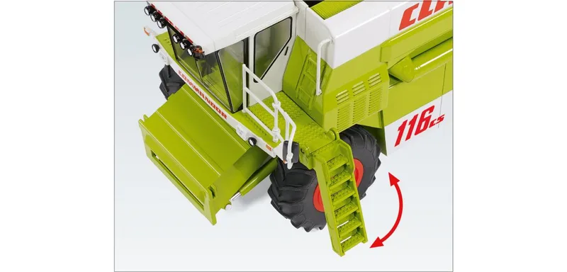 Claas combine harvester Commandor 116 CS – 077834 · 1:32 fra Wiking – miljøbillede 2 af 3