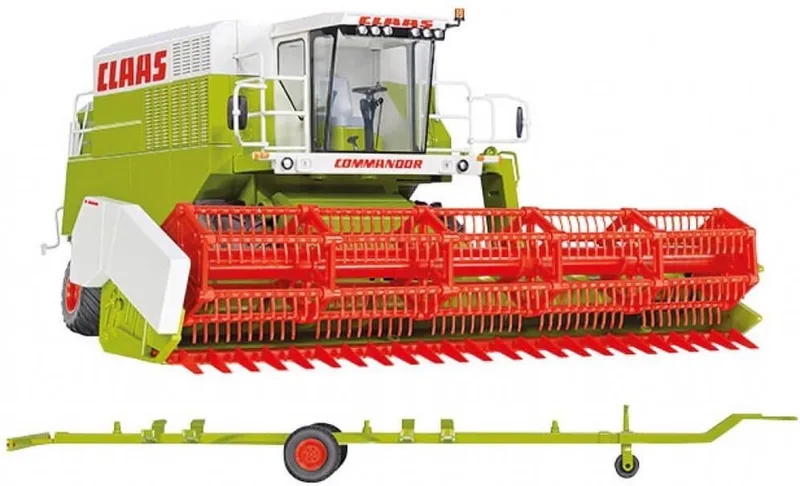 Claas Commandor 116 CS oogster by Wiking in Zilver – product photo