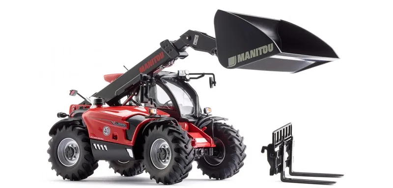 Manitou telehandler MLT 635 – 077850 · 1:32 by Wiking – product photo 1 of 4