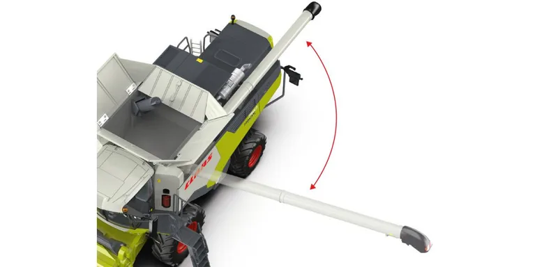 Claas Trion 720 Montana Convio 1080 u. Transportwagen – 077857 · 1:32 by Wiking – product photo 2 of 4