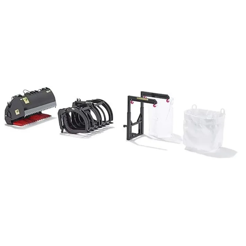 Wiking 077386 - Frontlader Werkzeuge Set B schwarz by Wiking – product photo