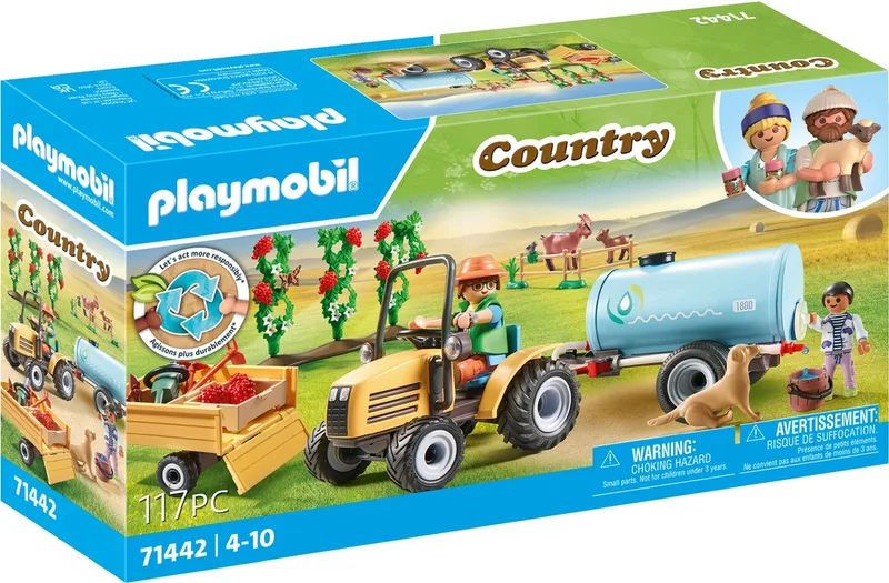 71442 Traktor mit Anhänger und Wassertank by Playmobil – interior photo