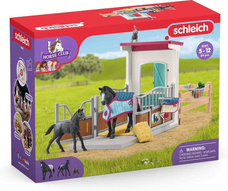 42611 Horse Box with Mare and Foal by Schleich – product photo