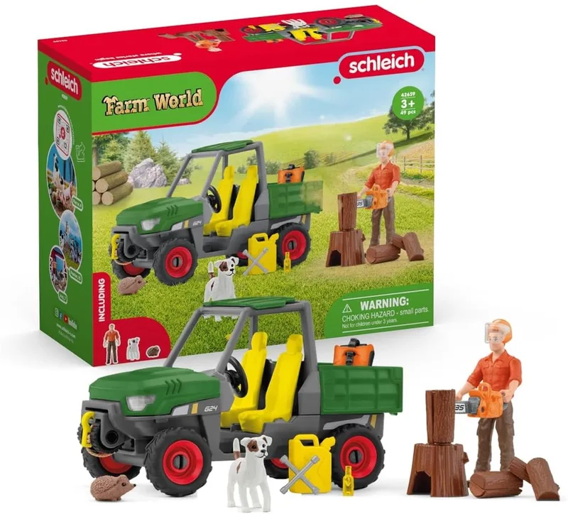 42659 Working in the Forest från Schleich – produktbild