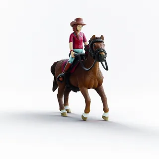 42711 Horse Club Hannah & Cayenne fra Schleich – produktbillede 1 af 5