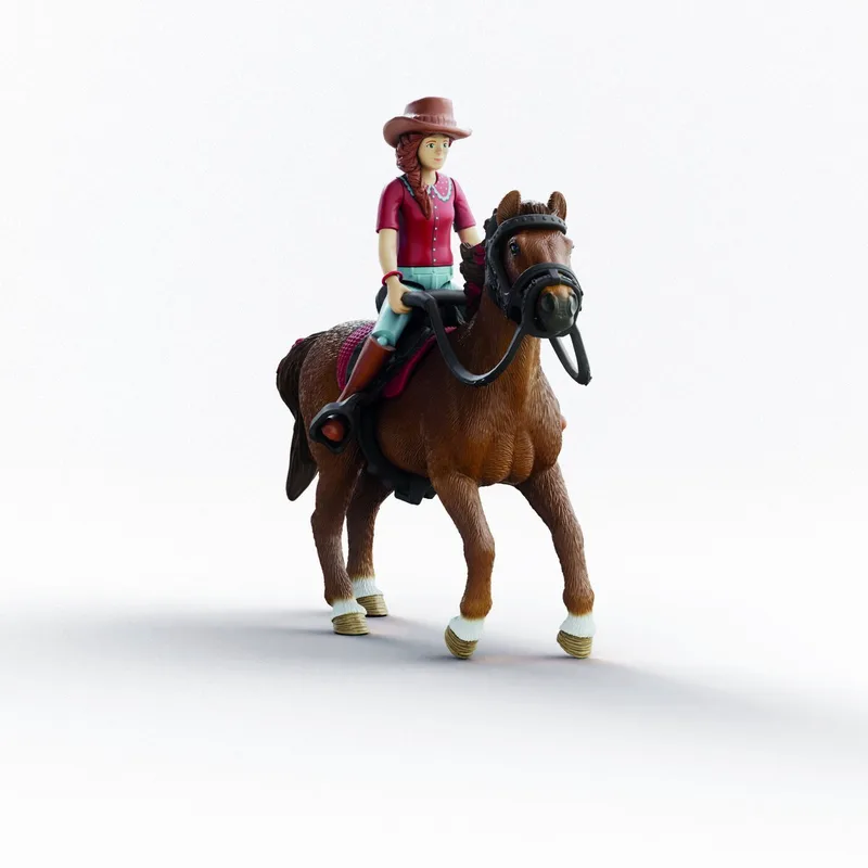 42711 Horse Club Hannah & Cayenne fra Schleich – produktbillede 1 af 5