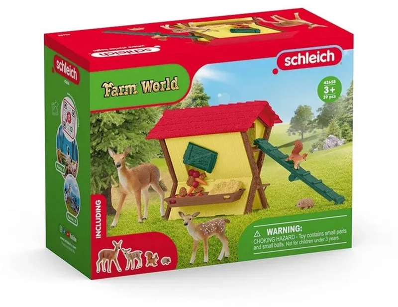 42658 Feeding the Forest Animals fra Schleich – produktbillede