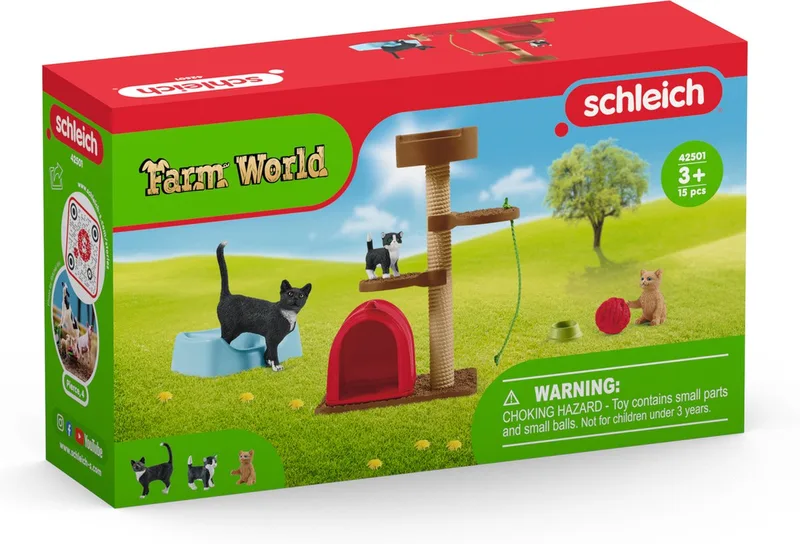 42501 Playtime for cute cats by Schleich – product photo