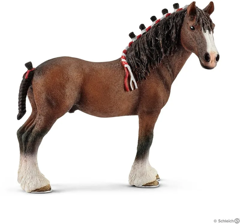 13808 Clydesdale gelding från Schleich – produktbild