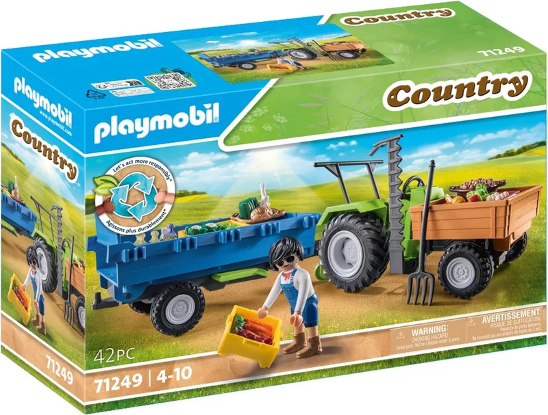 Country Trekker met aanhanger - 71249 by Playmobil in Multicolor – product photo