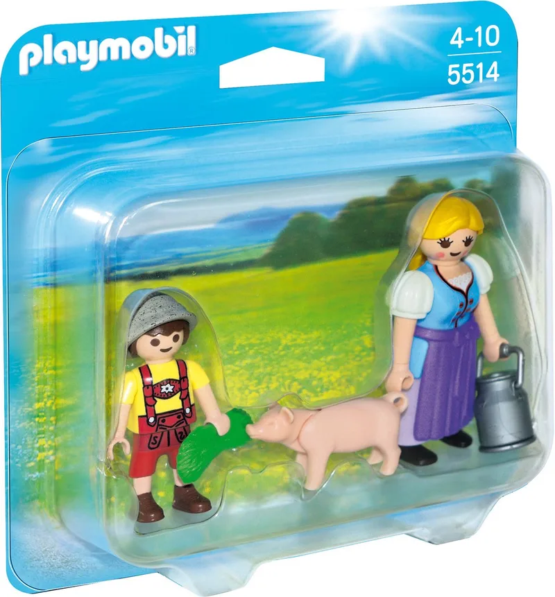 DuoPack Boerin en zoon / DuoPack Paysanne et enfant by Playmobil in Multi colour – product photo