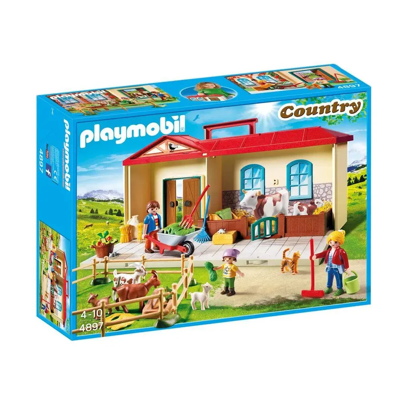 PLAYMOBIL® 4897 Mitnehm-Bauernhof de Playmobil – photo du produit