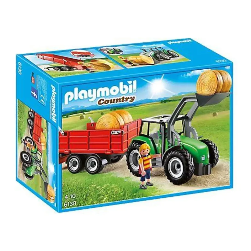 PLAYMOBIL® 6130 Großer Traktor mit Anhänger von Playmobil – Produktfoto