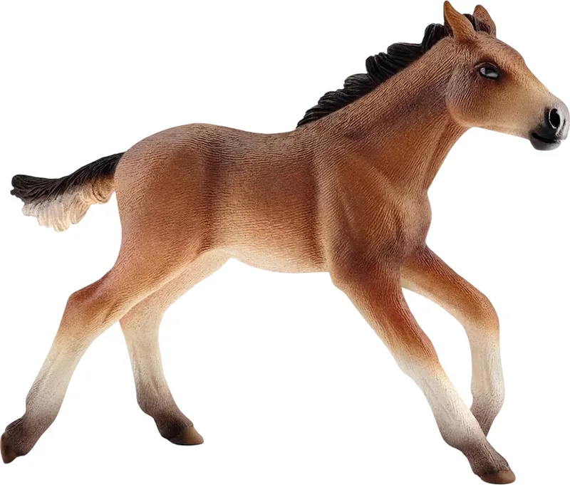 17085 Farm World Mustang Veulen 10cm by Schleich in Bruin – product photo