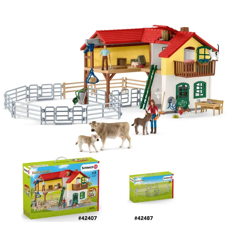 42487 Corral Fence från Schleich – produktbild 3 av 4