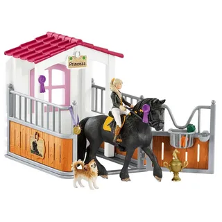 42437 Schleich Paardenbox Met Paard Princess & Tori fra Schleich – produktbillede 2 af 6