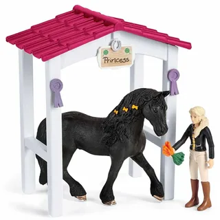 42437 Schleich Paardenbox Met Paard Princess & Tori fra Schleich – produktbillede 3 af 6