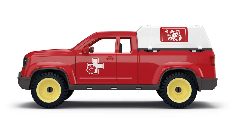 42727 Veterinarian Pick-up at the Farm från Schleich – produktbild 4 av 4