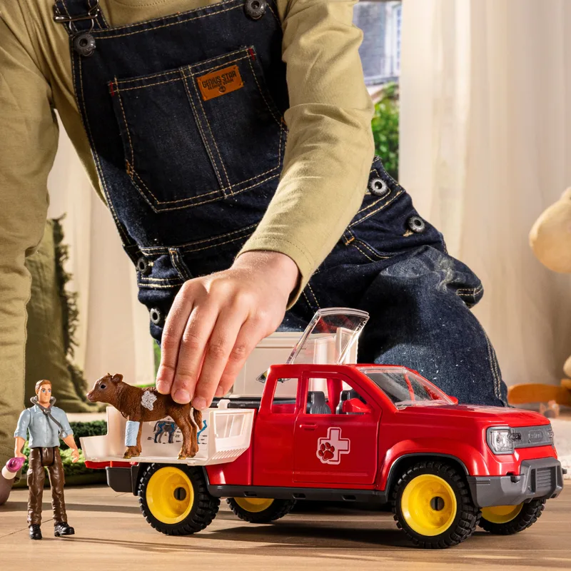 42727 Veterinarian Pick-up at the Farm från Schleich – miljöbild 2 av 4