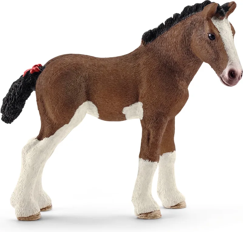 Clydesdale veulen 13810 by Schleich in Bruin – product photo