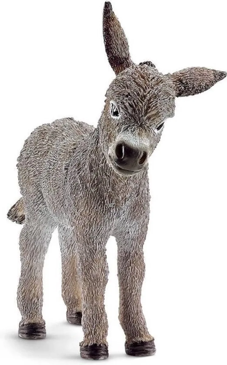 Ezel Veulen - Schleich boerderijdieren - 17060 - ca 9 cm van Schleich in Grijs – productfoto