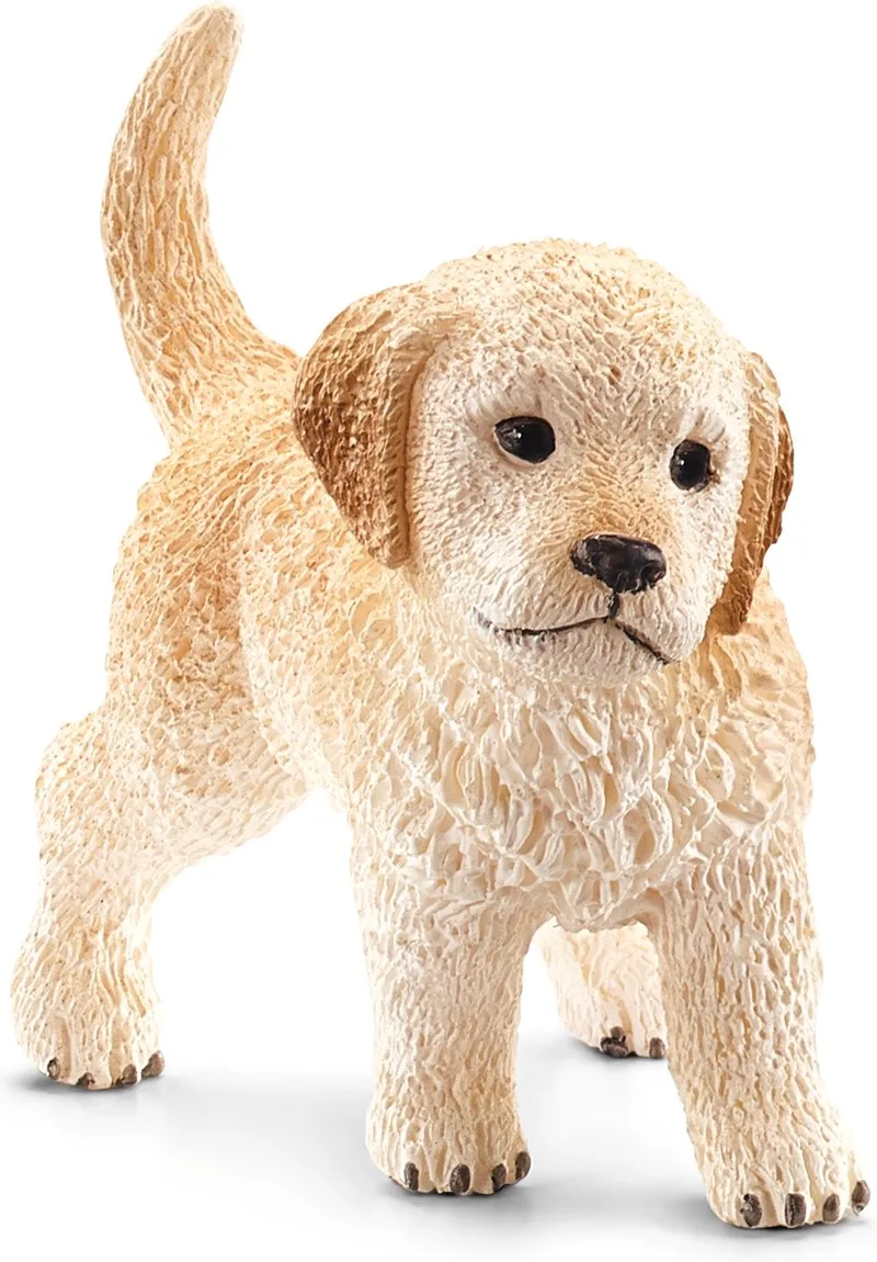 Golden Retriever welp 16396 - Hond Speelfiguur - Farm World - 4,6 x 2,1 x 3,4 cm von Schleich in Kleurenmix – Produktfoto