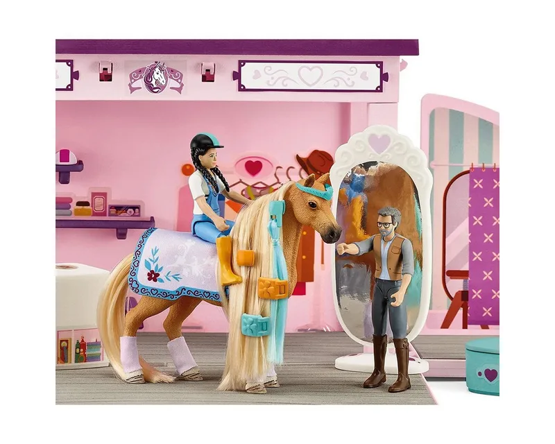 HORSE CLUB Sofia's Beauties - Pop-up-boetiek - Kinderspeelgoed voor Jongens en Meisjes - 4 tot 10 jaar - 42587 fra Schleich i Flerfarvet – produktbillede 4 af 5