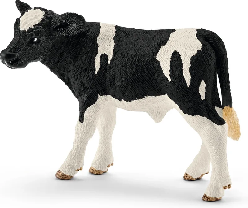 Kalf - 8 cm - koeien - Schleich - 17072 by Schleich in Zwart wit – product photo