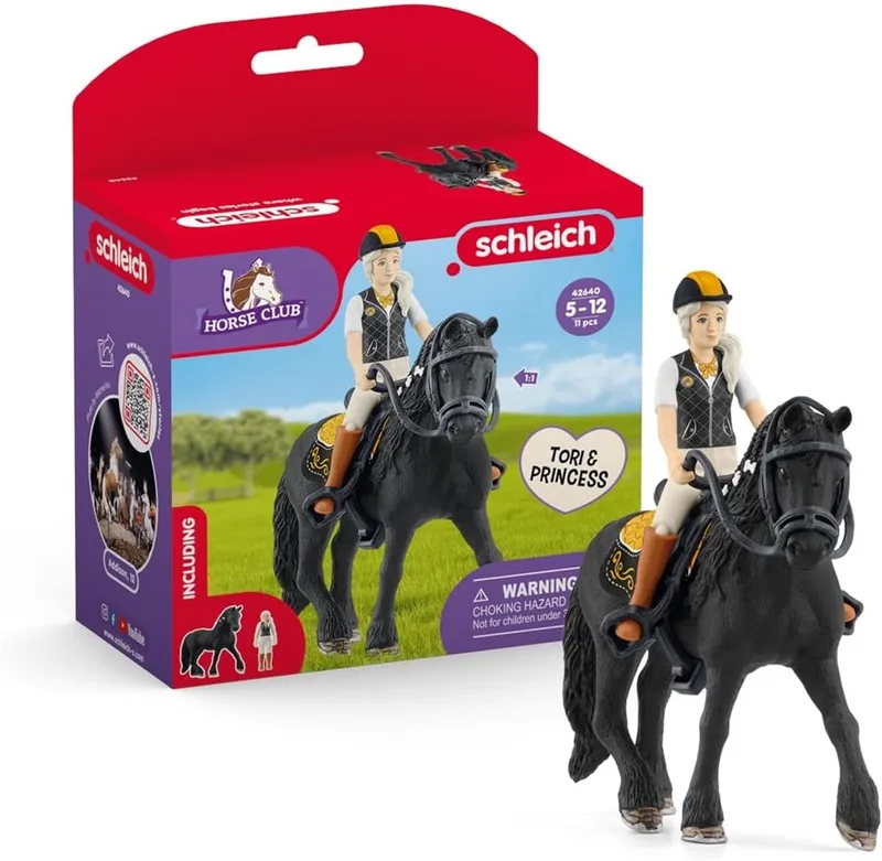 paardenspeelgoed Horse Club Tori en Prinses 42640. by Schleich in Meerkleurig – product photo