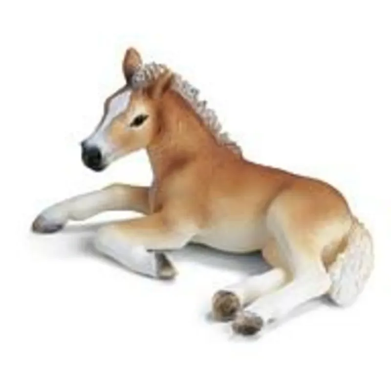 schleich® 13292 HORSE CLUB Haflinger Fohlen, liegend fra Schleich – produktbillede
