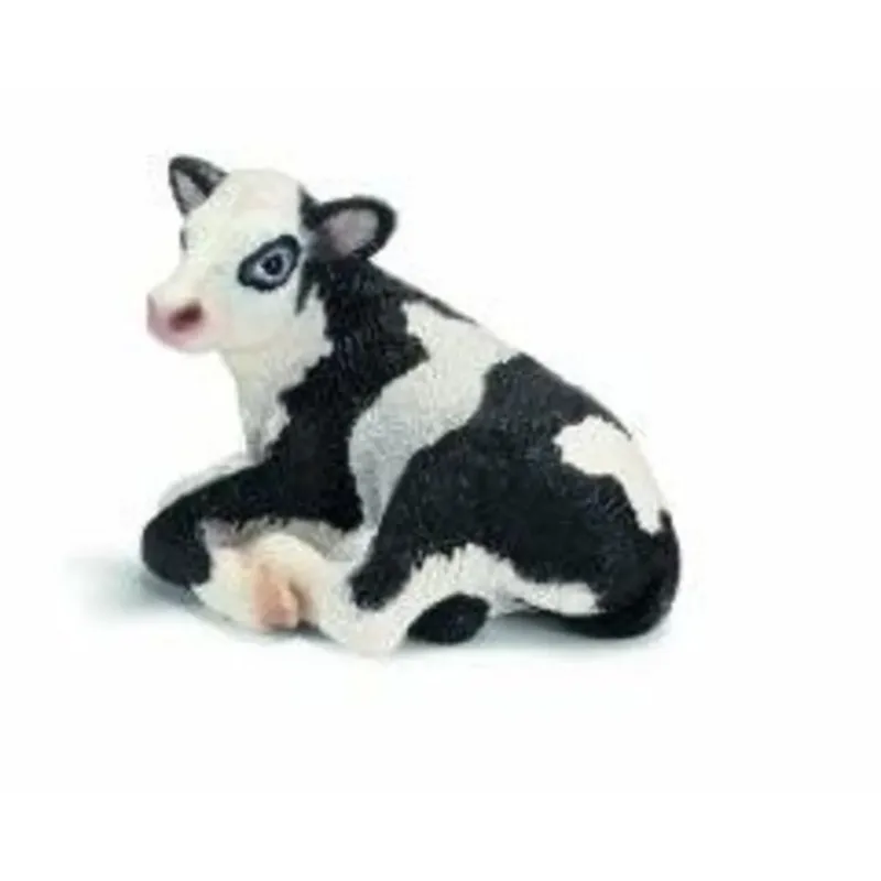 schleich® 13639 Kalb Schwarzbunt, liegend fra Schleich – produktbillede