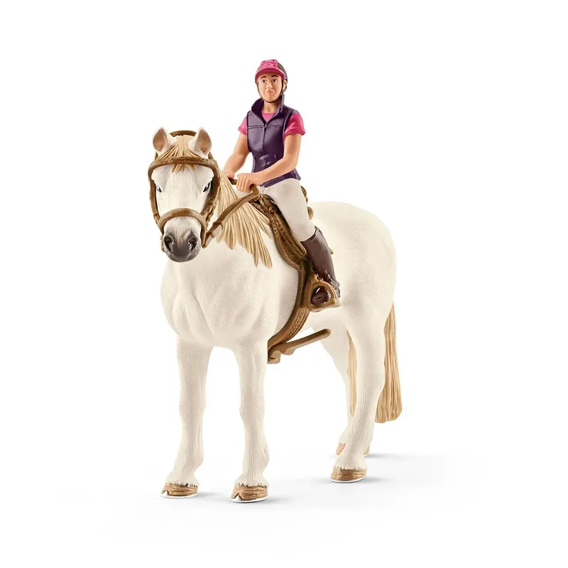 schleich® 42359 HORSE CLUB Freizeitreiterin mit Pferd fra Schleich – produktbillede