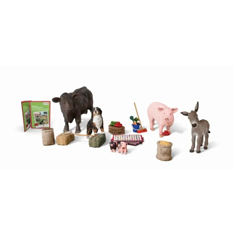 schleich® 97052 FARM WORLD Adventskalender Wettrennen auf dem Bauernhof fra Schleich – produktbillede