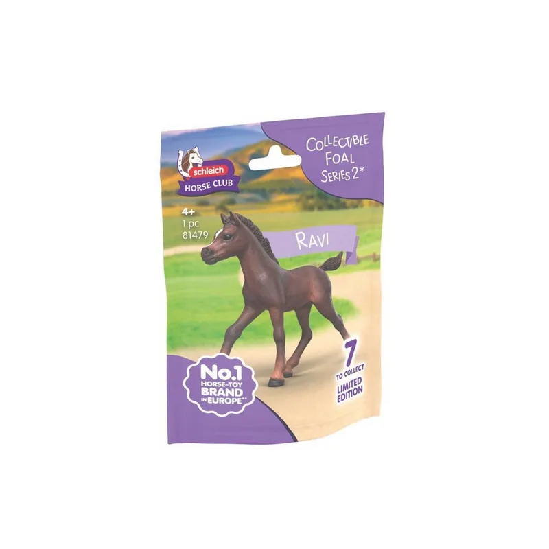 Spielfigur HORSE CLUB, Sammelfohlen Ravi (81479) fra Schleich i Flerfarvet – produktbillede 2 af 3