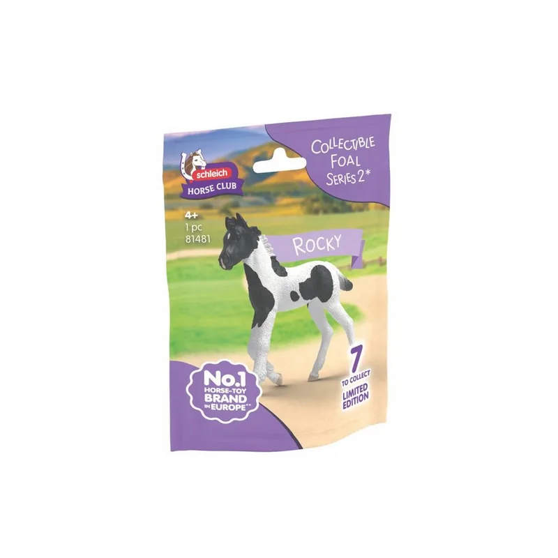 Spielfigur HORSE CLUB, Sammelfohlen Rocky (81481) fra Schleich i Flerfarvet – produktbillede 2 af 3